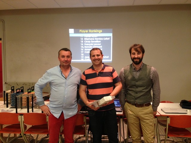 Rony Jacob, entouré de Jean-Christophe Pichot et de notre président Jérémy 