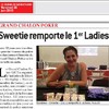 Sweetie remporte le premier Ladies event GCP !